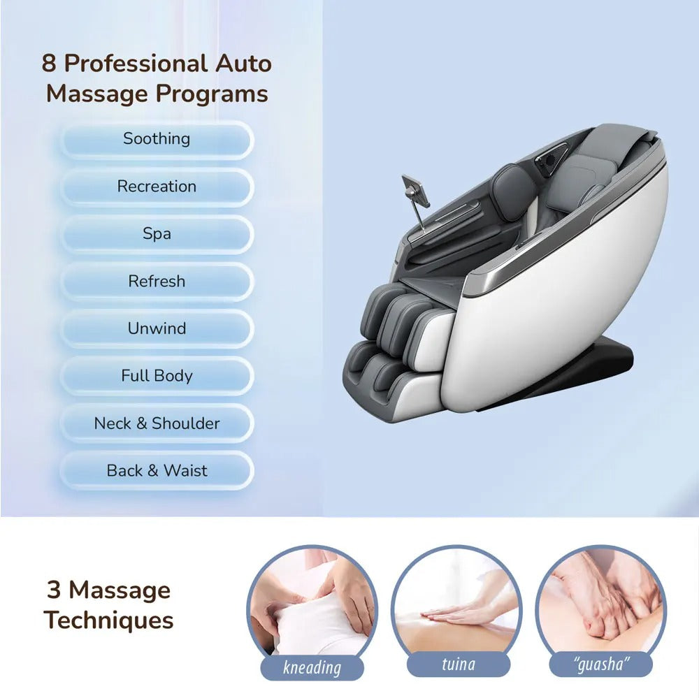 Zero Gravity Massage Chair 8D Recliner for Neck Waist Foot Leg Full Body Sillas De Masajes Ghe Massage Machine