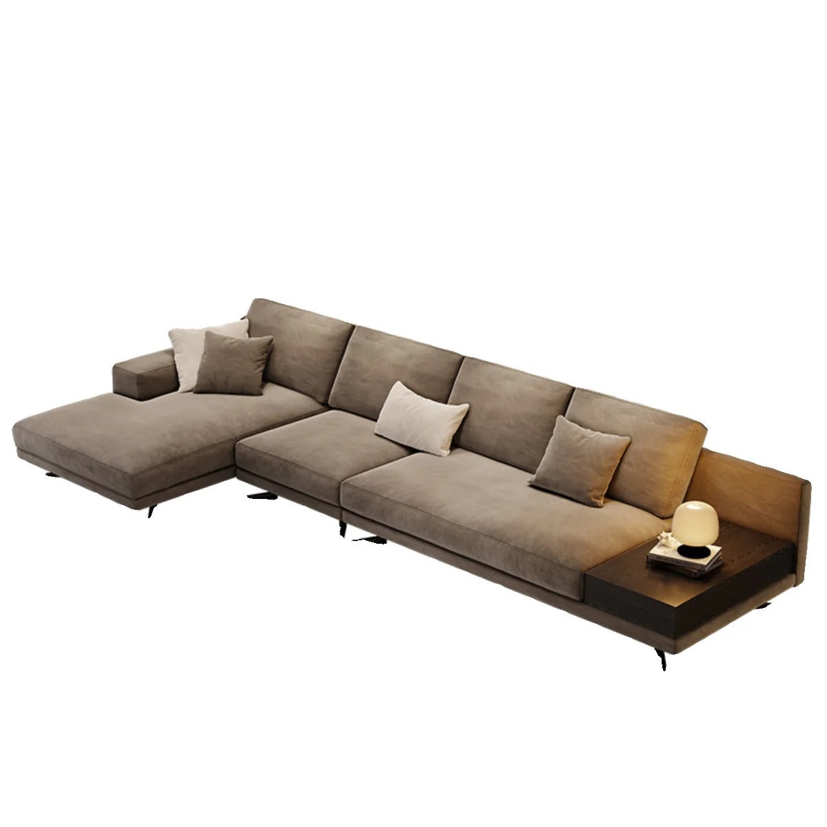 Nordic Modern Minimalism Living Room L Shaped Combination Modular Sectional Sofa Home Furniture Assembly Sofa Set